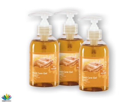 Hand Care Gel, 250 ml mit Spenderpumpe 3erPack