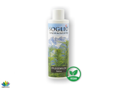 Pflegemilch Sativa 100ml Flasche