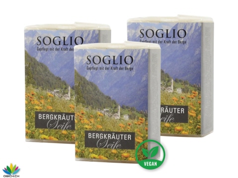 Bergkräuter-Seife 95g 3er Pack